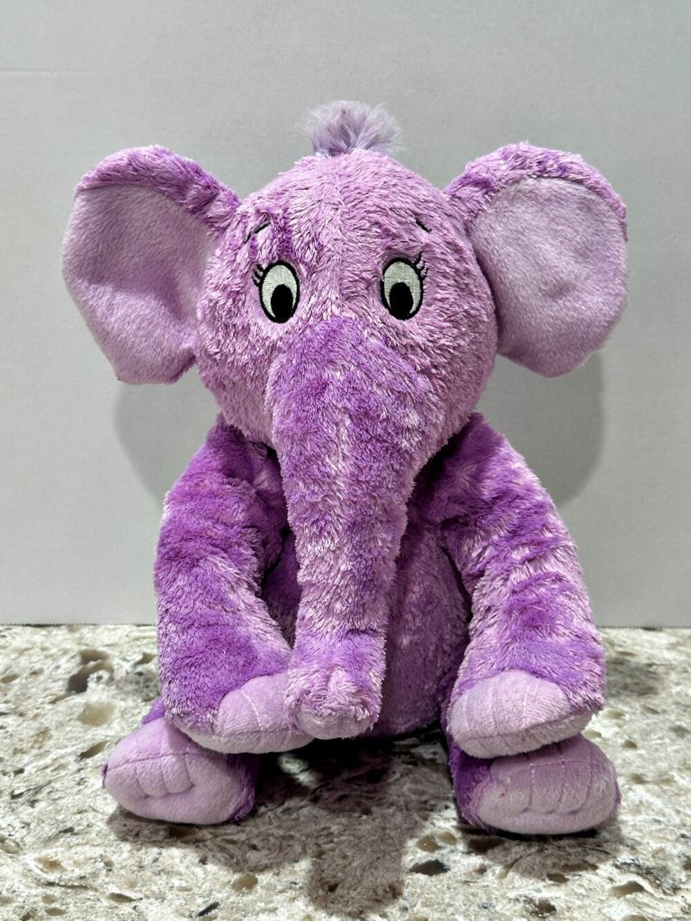 Kohls Cares Dr Suess The Nose Book Purple Elephant Plush 11 Inch Stuffed Animal